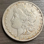 1896-O Morgan Silver Dollar