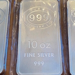 10 oz Silver Bar JBR Recovery Ltd - 999 Fine Britain