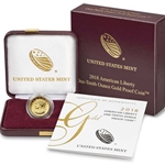 2018 American Liberty One-Tenth Ounce Gold Proof Coin, 1 Each