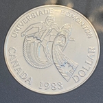 1983 1 Dollar - Elizabeth II World University Games