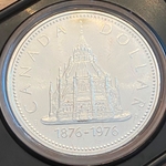 1976 1 Dollar - Elizabeth II Parliamentary Library