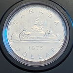 1975 1 Dollar - Elizabeth II large 2nd portrait