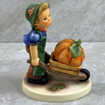 M.I. Hummel 2011 Little Landscaper, First Issue 2002, Pumpkin, Tmk 8