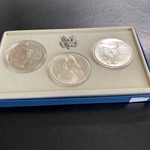 1983-P-D-S Uncirculated Olympic Silver Dollar Set