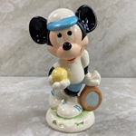 Disney Figurines, 17 218 11 Mickey Mouse Tennis Player, 1986, Tmk 6