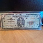 National Bank Note, Cleveland, Ohio, 1929, $5.00