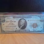 National Bank Note, Boston, Massachusetts, 1929, $10.00