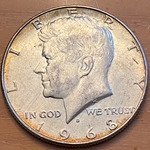 1968 40% Silver Kennedy Half Dollar