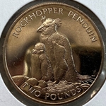 2006, 2 Pounds - Elizabeth II Rockhopper Penguin, South Georgia and the South Sandwich Islands