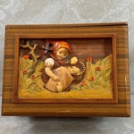 M.I. Hummel Four Seasons Music Box Series, Second Edition, Chick Girl 2,144 of 10,000