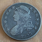 1825 Capped Bust Half Dollar
