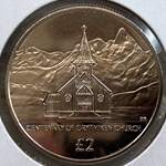 2013, 2 Pounds - Elizabeth II Centenary of Grytviken Church, South Georgia and the South Sandwich Islands