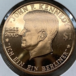 2003, 1 Dollar - Elizabeth II John F. Kennedy, British Virgin Islands