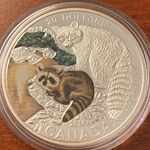 2016 Canada 20 Dollars - Elizabeth II Raccoon