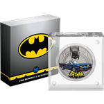 2021 NIUE, DC Comics - Batman - 1966 Batmobile - $2 silver coin 1 oz