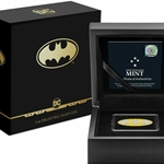 2021 NIUE, DC COMICS BATMAN LOGO 2021 NIUE 1oz SILVER COIN $2