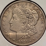 1921-D Morgan Silver Dollar