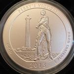 2013-P ATB 5 Oz 999 Fine Silver Coin, Perry’s Victory and International Peace Memorial