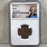 1950-D Jefferson Nickel, MS 65 - 082