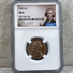 1950-D Jefferson Nickel, MS 65 - 103
