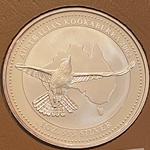 2002 Australia,  1 Dollars - Elizabeth II 4th Portrait - Australian Kookaburra
