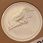 2003 Australia,  1 Dollars - Elizabeth II 4th Portrait - Australian Kookaburra