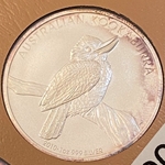 2010 Australia,  1 Dollars - Elizabeth II 4th Portrait - Australian Kookaburra