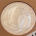 2012 Australia,  1 Dollars - Elizabeth II 4th Portrait - Australian Kookaburra