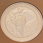 2014 Australia,  1 Dollars - Elizabeth II 4th Portrait - Australian Kookaburra