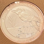 2016 Australia,  1 Dollars - Elizabeth II 4th Portrait - Australian Kookaburra