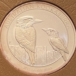 2017 Australia,  1 Dollars - Elizabeth II 4th Portrait - Australian Kookaburra