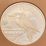 2022 Australia,  1 Dollars - Elizabeth II 6th Portrait - Australian Kookaburra
