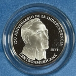 1971 Panama, 20 Balboas, 150th Anniversary of the Independence of Central America