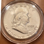 1951 Franklin Half Dollar