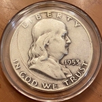 1953-D Franklin Half Dollar