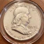 1959 Franklin Half Dollar