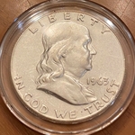 1963 Franklin Half Dollar