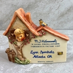 M.I. Hummel 822 Hummelnest, Personalized, Lynn Sponholz, Atlanta GA, Tmk 7