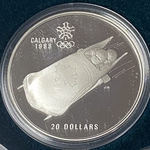1987-1988 Canada 20 Dollars - Elizabeth II Bobsled