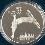 1986-1988 Canada 20 Dollars - Elizabeth II Free-style Skiing