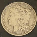 1882-O Morgan Silver Dollar