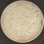 1893 Morgan Silver Dollar