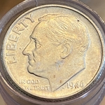 1946 Roosevelt Dime BU Roll