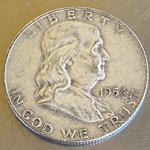 1954-D Franklin Half Dollar