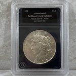 1925 Peace Silver Dollars Certified / Slabbed BU-006