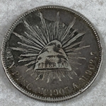 1903 Mo Mexico 1 Peso, Silver (.9027), ASW: 0.7857oz