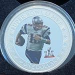 2017 Fiji One Dollar, Tom Brady - Super Bowl LI MVP