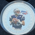 2017 Fiji One Dollar, Tom Brady - Super Bowl XXXVI MVP