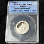 2012-S Acadia National Park 25 Cent, PR70DCAM