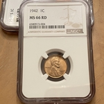 1942 Lincoln Cents MS66-004